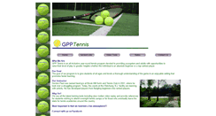 Desktop Screenshot of gpptennis.com